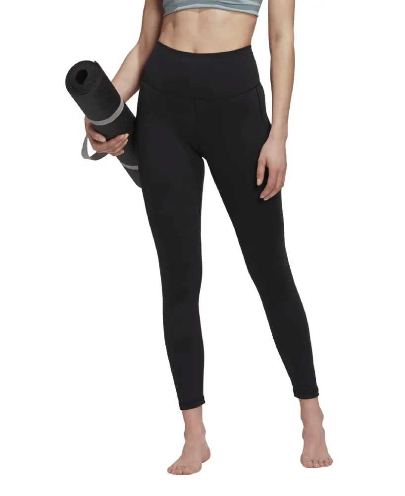 adidas Yoga Studio 7/8 Leggings (Plus Size) - Black