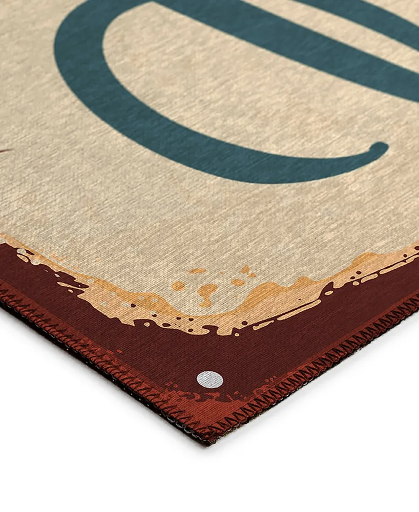 D Style Waterfront WRF5 1'8" x 2'6" Area Rug