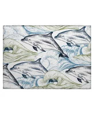 D Style Waterfront WRF10 1'8" x 2'6" Area Rug