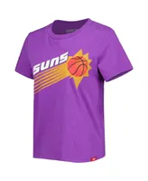Women's Sportiqe Purple Phoenix Suns Hardwood Classics Arcadia Elevated T-shirt