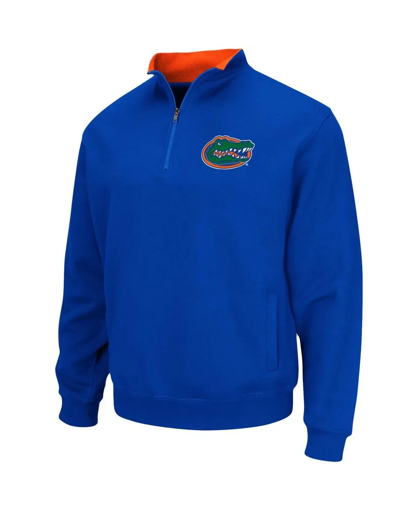 Men's Colosseum Royal Florida Gators Big and Tall Tortugas Quarter-Zip Jacket