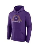 Men's Majestic Purple Arizona Diamondbacks Utility Pullover Hoodie