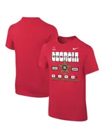 Big Boys Nike Red Georgia Bulldogs College Football Playoff 2022 National Champions Star Celebration T-shirt