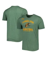 Men's Nike x LeBron James Heather Green Florida A&M Rattlers Marled T-shirt