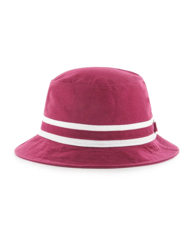 Men's '47 Brand Burgundy Washington Commanders Striped Bucket Hat