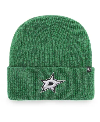 Men's '47 Brand Kelly Green Dallas Stars Brain Freeze Cuffed Knit Hat