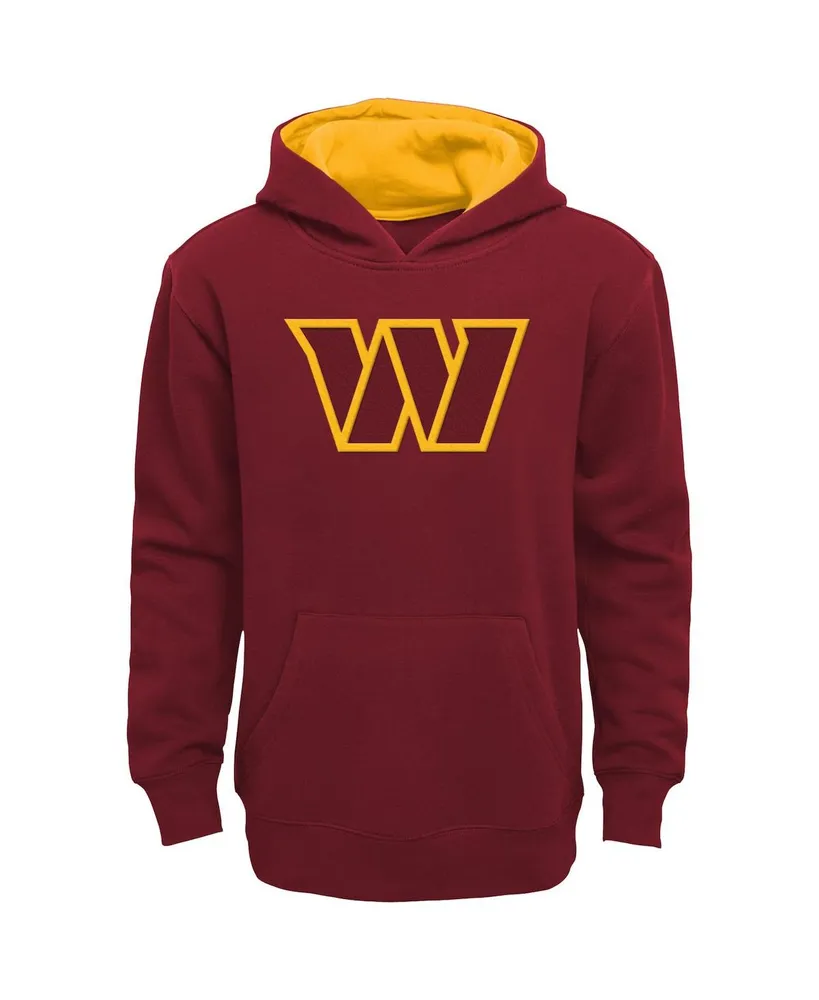 Preschool Boys and Girls Burgundy Washington Commanders Prime Pullover Hoodie