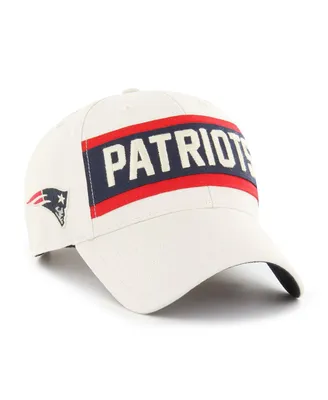 Men's '47 Brand Cream New England Patriots Crossroad Mvp Adjustable Hat