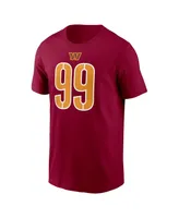 Men's Nike Chase Young Burgundy Washington Commanders Player Name and Number T-shirt