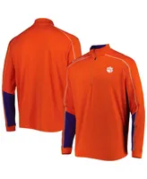 Men's Columbia Orange Clemson Tigers Shotgun 2.0 Omni-Wick Quarter-Zip Jacket