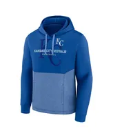 Men's Fanatics Royal, Heather Royal Kansas City Royals Call the Shots Pullover Hoodie