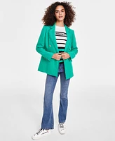Karl Lagerfeld Paris Women's Sailor Flared-Leg Jeans