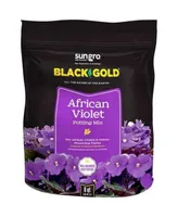 Sun Gro Horticulture Black Gold African Violet Mix, 8 Quart Bag