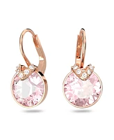 Swarovski Crystal Round Cut Bella V Drop Earrings