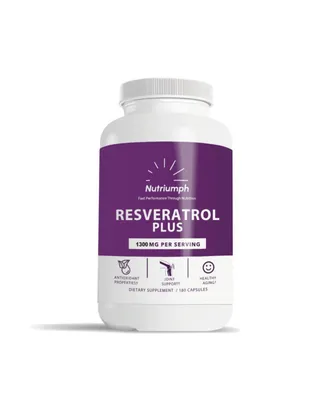 Nutriumph Resveratrol - Anti-Aging & Joint Support Supplement | 180 capsules