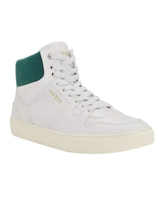 Guess Men's Bordo High Top Casual Lace-Up Sneakers