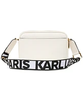 Karl Lagerfeld Paris Maybelle Double Zip Charm Crossbody