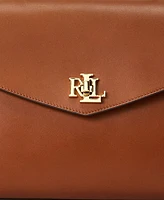 Lauren Ralph Farrah Medium Leather Top-Handle Satchel