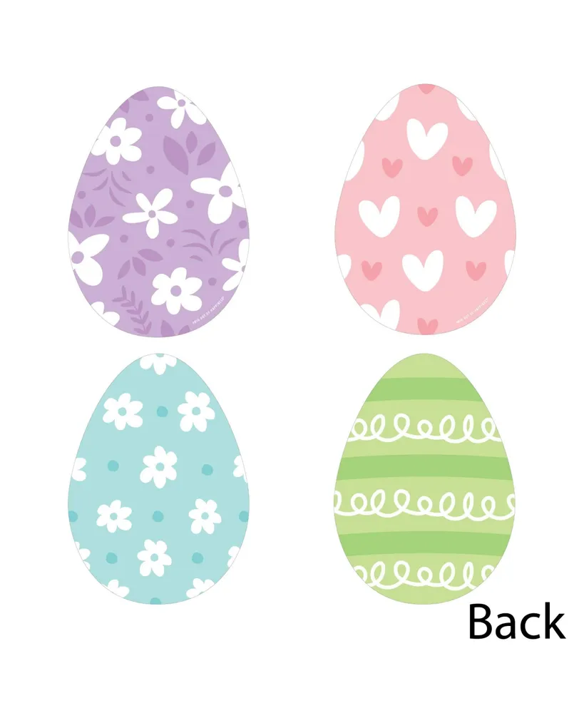Spring Easter Bunny Egg Decorations Diy Happy Easter Party Essentials 20 Ct