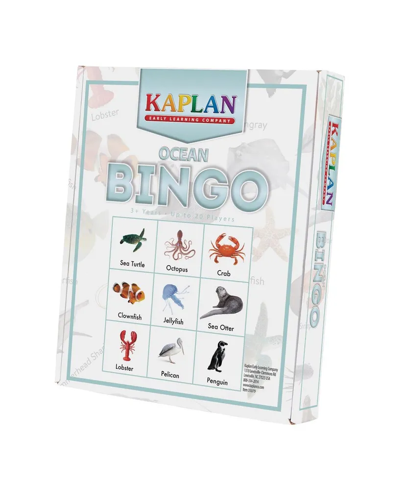 Kaplan Early Learning Ocean Bingo Learning Game