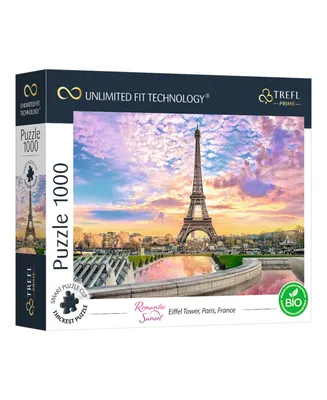 Trefl Prime 1000 Piece Puzzle- Romantic Sunset Eiffel Tower, Paris, France