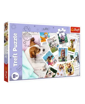 Trefl Red 300 Piece Kids Puzzle- Holiday Pictures or Trefl
