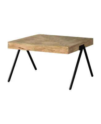 Coaster Home Furnishings 18.5" Iron Rectangular Coffee Table with Metal Legs