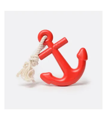 Dog Anchors Aweigh Toy Cherry