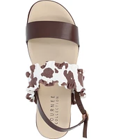 Journee Collection Women's Riya Contrast Sandals