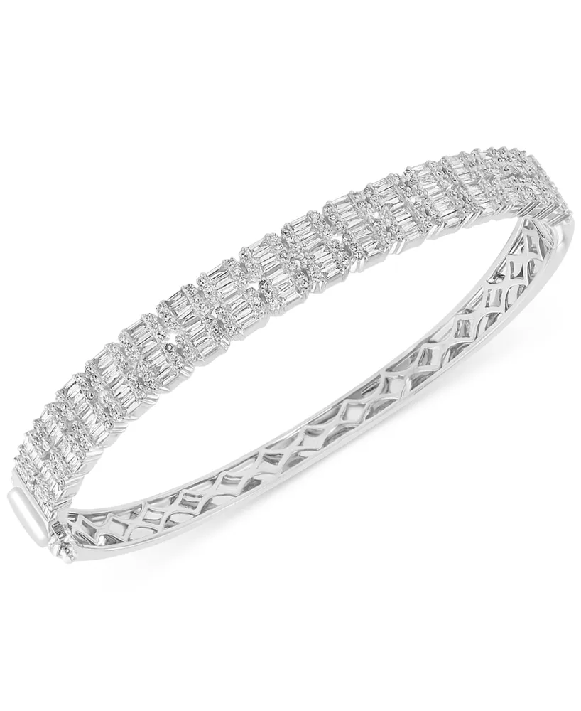 Effy Diamond Bangle Bracelet (2 ct. t.w.) in 14k White Gold