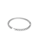 Swarovski Crystal Round Cut Matrix Tennis Bracelet