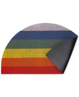 Chilewich Pride Stripe Shag Apartment Mat, 17.5"x 31"