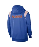 Men's Nike Royal Florida Gators 2022 Sideline Lockup Performance Full-Zip Hoodie Jacket