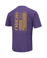 Men's Colosseum Purple Lsu Tigers Oht Military-Inspired Appreciation Flag 2.0 T-shirt