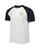 Men's adidas White Bayern Munich Raglan Travel T-shirt