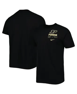 Men's Nike Black Purdue Boilermakers Team Practice Performance T-shirt