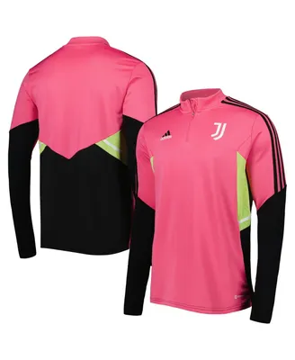 Men's adidas Pink Juventus Training Aeroready Quarter-Zip Top
