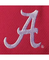 Men's Crimson Alabama Tide Big and Tall Textured Raglan Quarter-Zip Jacket