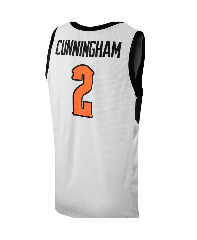 Men's Nike Cade Cunningham White Oklahoma State Cowboys Replica Basketball Jersey