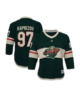 Youth Boys and Girls Kirill Kaprizov Green Minnesota Wild Home Replica Player Jersey