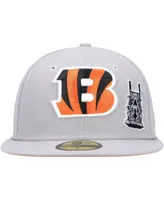 Men's New Era Gray Cincinnati Bengals City Describe 59FIFTY Fitted Hat