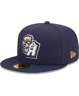 Men's New Era Navy San Antonio Missions Authentic Collection Team Home 59FIFTY Fitted Hat