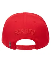 Men's Pro Standard San Francisco Giants Triple Red Snapback Hat