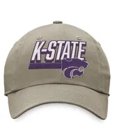 Men's Top of the World Khaki Kansas State Wildcats Slice Adjustable Hat