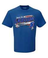 Men's Hendrick Motorsports Team Collection Royal Kyle Larson 2023 Nascar Cup Series Schedule T-shirt