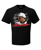 Men's Checkered Flag Sports Black Dale Earnhardt Intimidator T-shirt