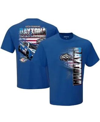 Men's Checkered Flag Sports Royal 2023 Daytona 500 T-shirt