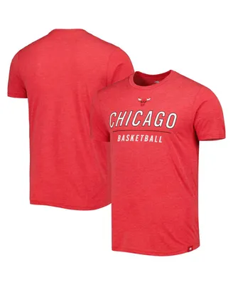 Men's and Women's Sportiqe Red Chicago Bulls Turbo Tri-Blend T-shirt