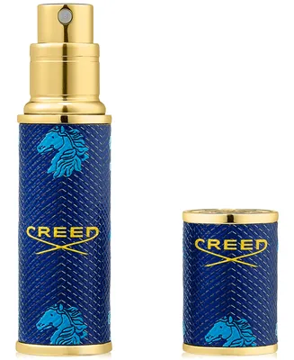 Creed Leather Refillable Travel Atomizer Blue