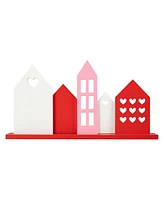 Glitzhome 16" L Valentine's House Wooden Table Decor